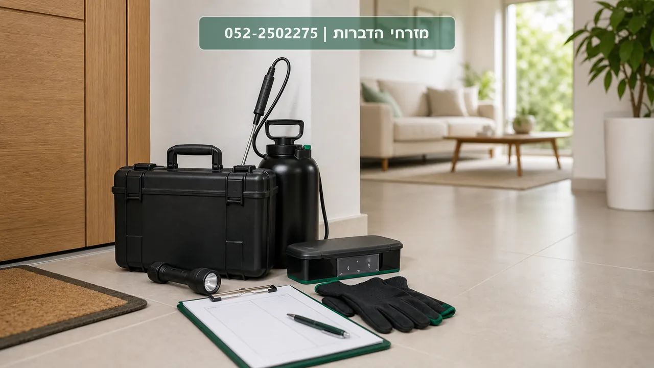 הדברה מקצועית ובחירת מדביר מוסמך